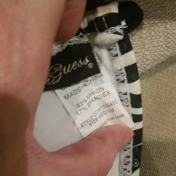 Guess swimsuit top with sequins! Size Medium - Picture 2 of 2